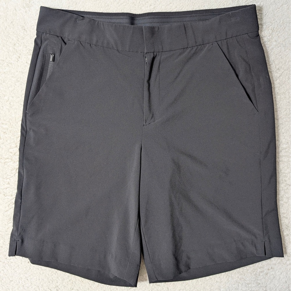 Athleta Shorts Womens 6 Black Stretch Activewear Hiking 446629-00b Business